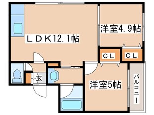 カサ ヴェルデ宮の森の物件間取画像